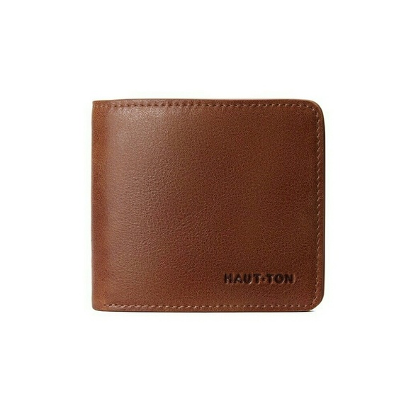 HAUT-TON 100% Authentic Genuine Leather Wallet - Picture 1 of 6